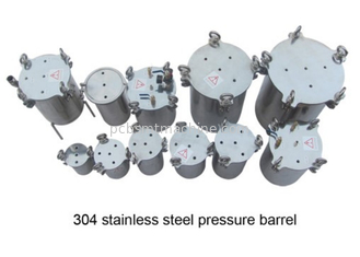 SS304 Dispensing Accessories Pressure Barrels For Storing Chemical Liquid Materials