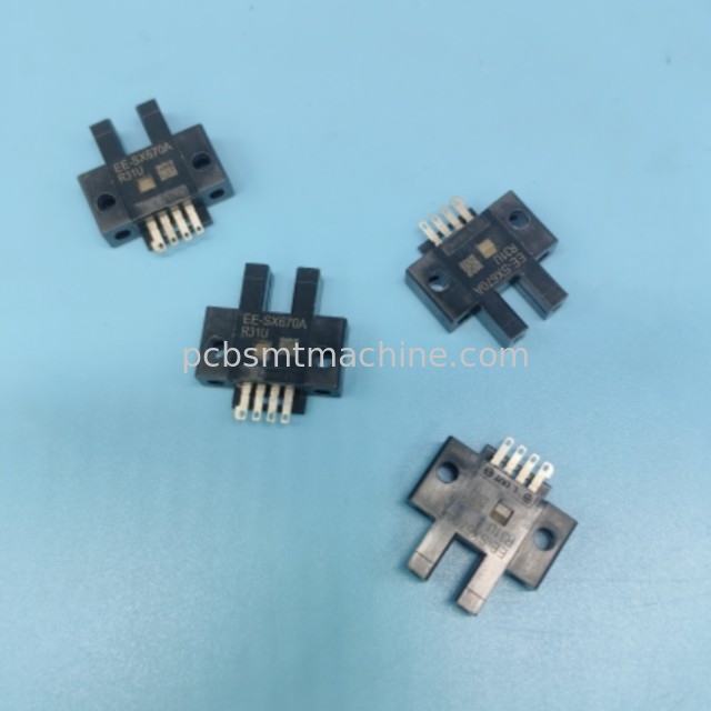 EE-SX670A Slot-Type Photomicrosensor With Dark-ON/Light-ON Selectable Connector Type