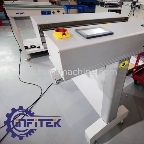 Ergonomic Designed High End SMT Inspection Conveyor 0.5 To 0.8 Meter