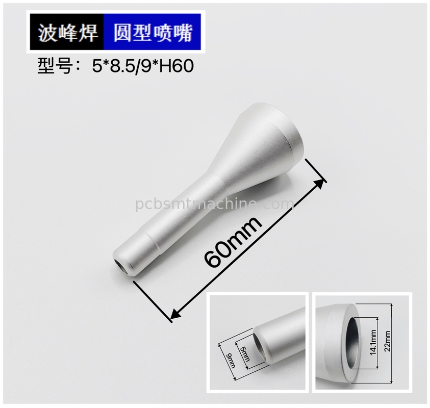 Long-Lasting 5-8.5-H60 Selective Soldering Nozzle For Frequent And High Temperatures