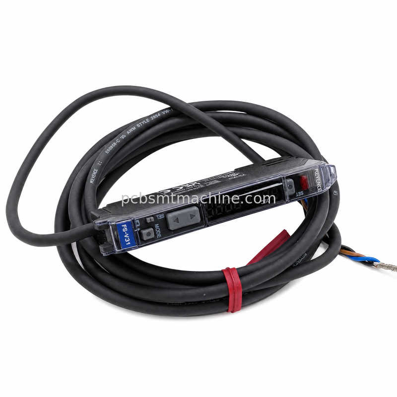 Keyence FS-V31 Digital Fiber Optic Amplifier | 33μs High-Speed NPN Industrial Fiber Sensor for SMT PCB Assembly