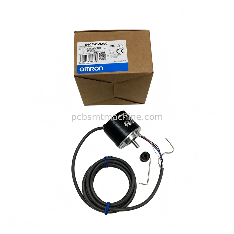 OMRON E6C2-CWZ6C 360P/R NPN ABZ Rotary Encoder with IP64 Dust and Oil Resistance for SMT Equipment