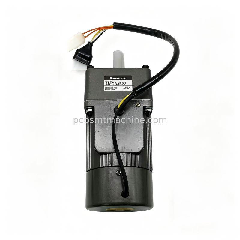 Panasonic M8GB3B22 Geared Motor with 3:1 Parallel Shaft and 25W Rated Power for Plug-and-Play Installation in Nachime SMT Printers