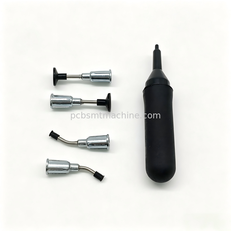 ESD Safe Manual Power-Free Vacuum Suction Pen with Multi-Size Cups for SMT Handling