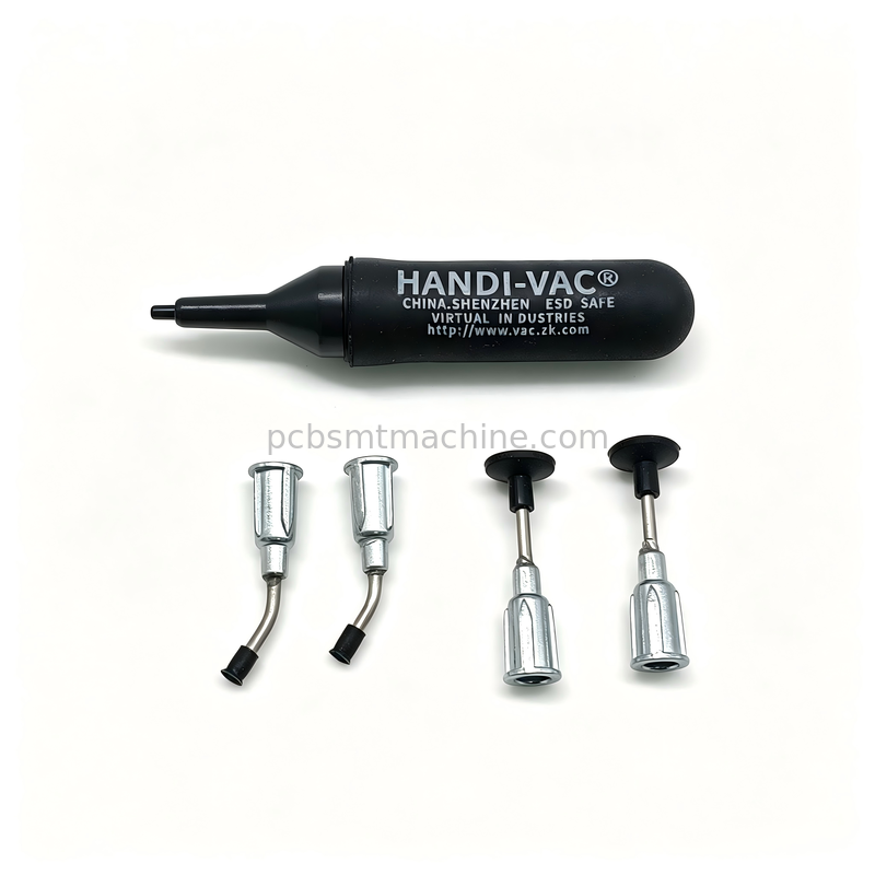ESD Safe Manual Power-Free Vacuum Suction Pen with Multi-Size Cups for SMT Handling