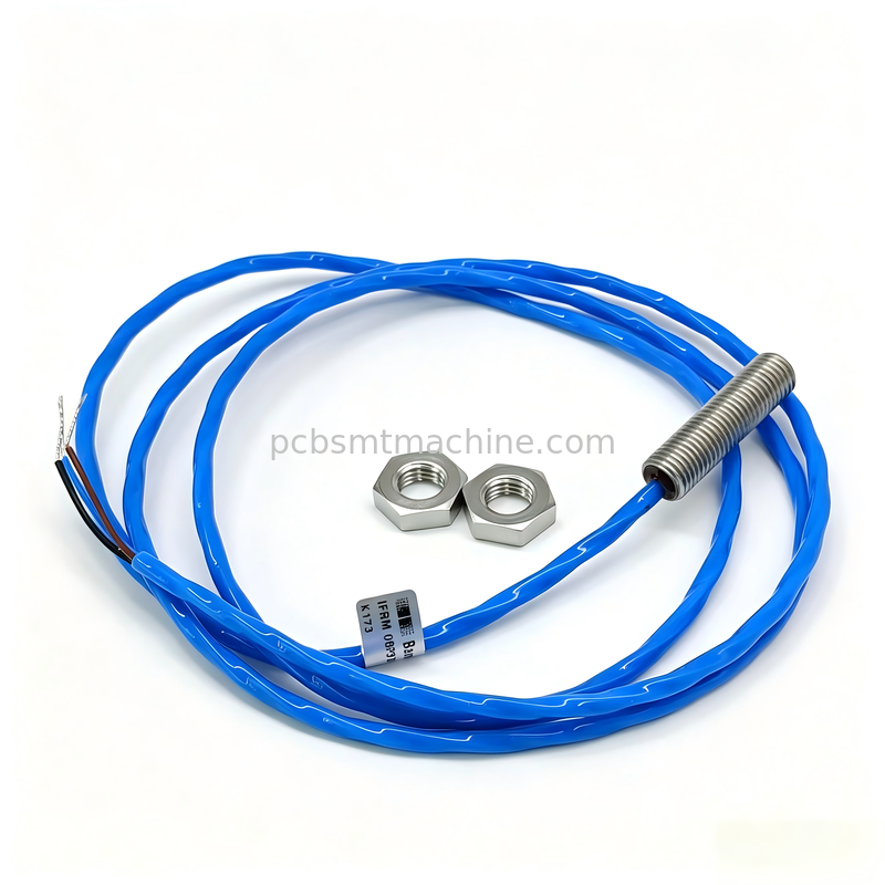Baumer IFRM08P3707 M8 Flush Mount Inductive Proximity Sensor with PNP NO Output and Stainless Steel IP67 Housing