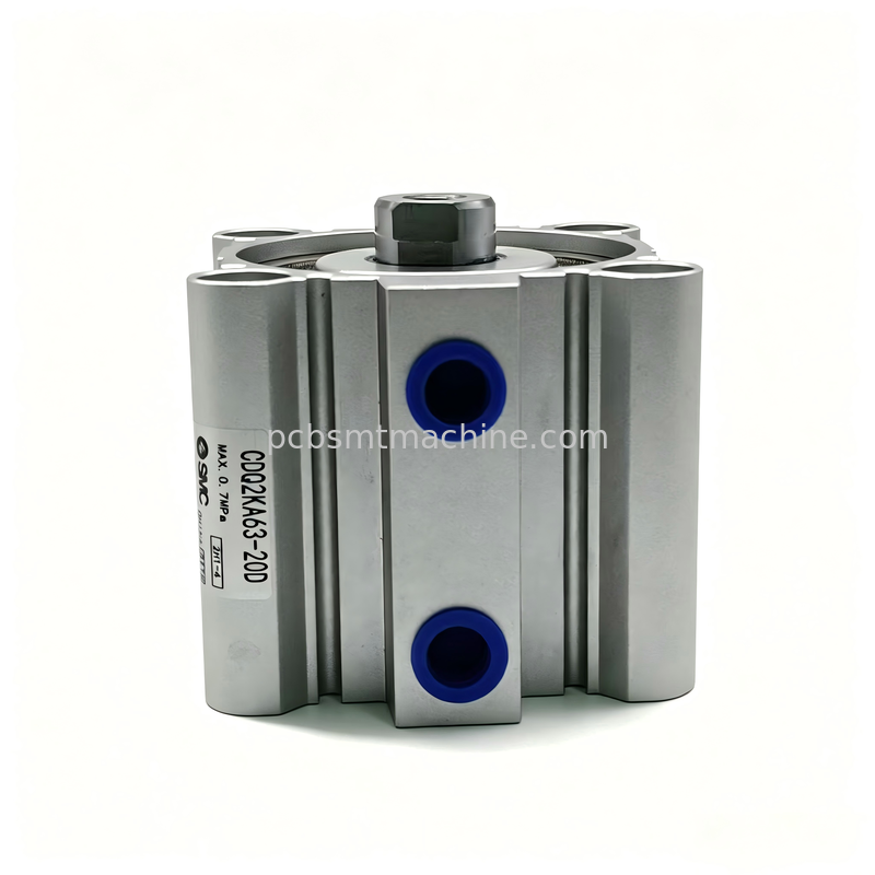 SMC CDQ2KA63-20D Compact Cylinder with 63 mm Bore Size 20 mm Stroke and Non-Rotating Rod for Panasonic NPM SMT Equipment