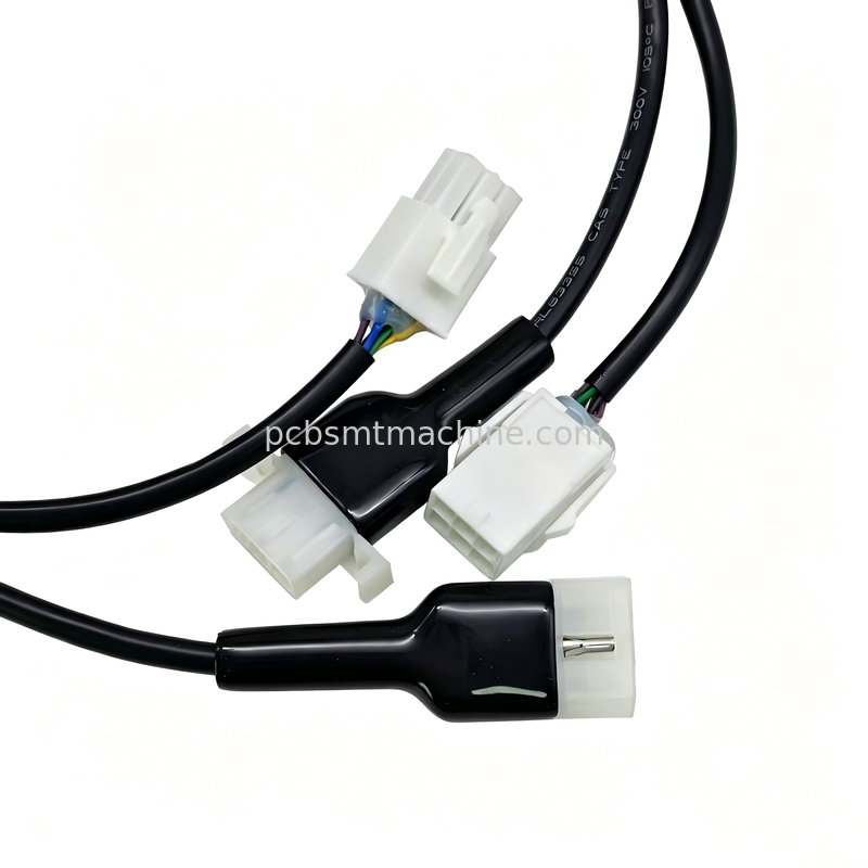 Panasonic NPM V3 16 Nozzle Head Coiled Spring Retractable Signal Wire Assembly with Multi-Branch Design and Shielded Wire