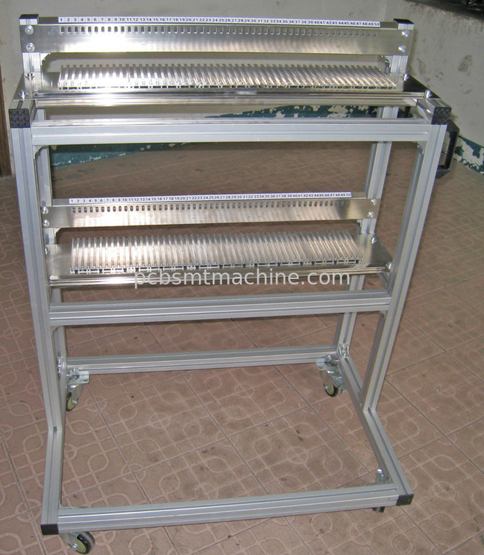 Durable (2) two layers, 50 feeder slots Samsung SM SERIES with BOX Feeder Cart for Samsung Component Feeder Units