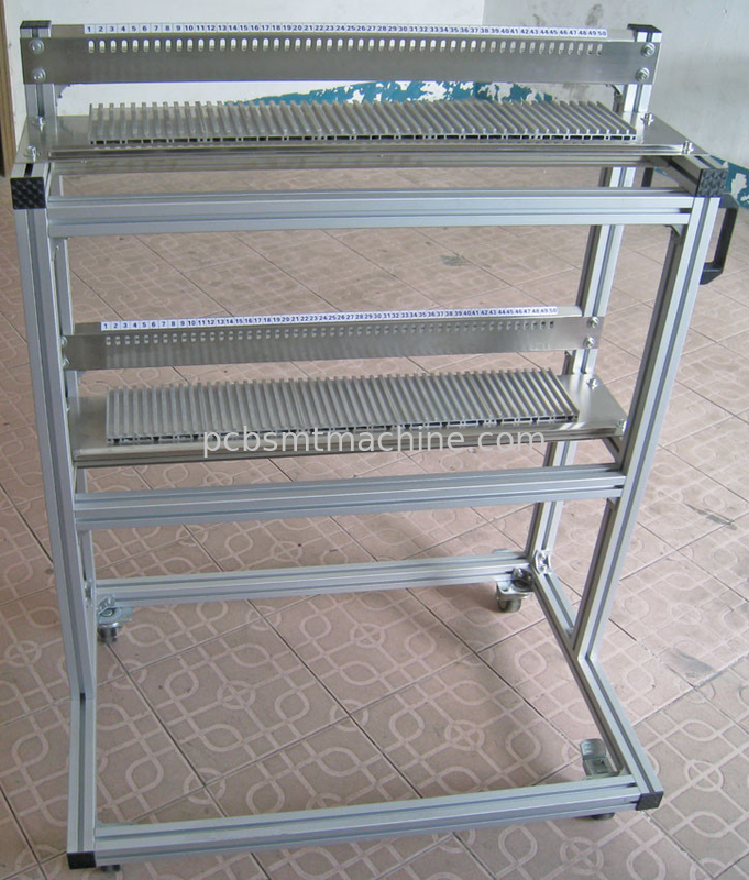 Durable (2) two layers, 50 feeder slots Samsung SM SERIES with BOX Feeder Cart for Samsung Component Feeder Units