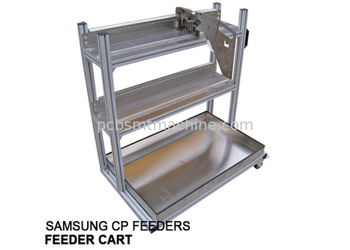 Durable (2) dual-layer CP SERIES (with BOX) Feeder Cart for Samsung CP Series Tape Feeder Units