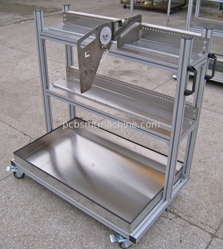 Durable (2) dual-layer CP SERIES (with BOX) Feeder Cart for Samsung CP Series Tape Feeder Units