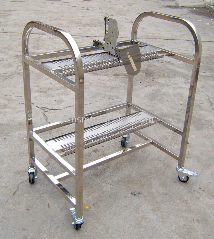 High-quality durable L880*W600*H1000MM aluminum material with 2 layers with 40 slots each FUJI NXT Feeder Cart