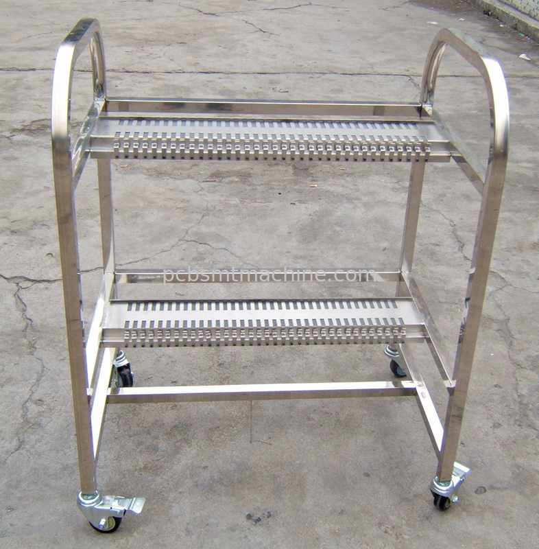 High-quality durable L880*W600*H1000MM aluminum material with 2 layers with 40 slots each FUJI NXT Feeder Cart
