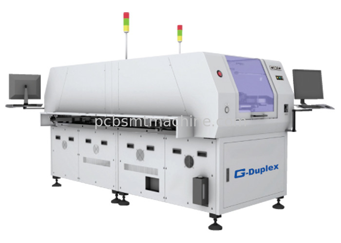 Reconditioned GKG G-Duplex SMT Printer Machine For Dual Lane SMT Line 3 Stage Conveyor