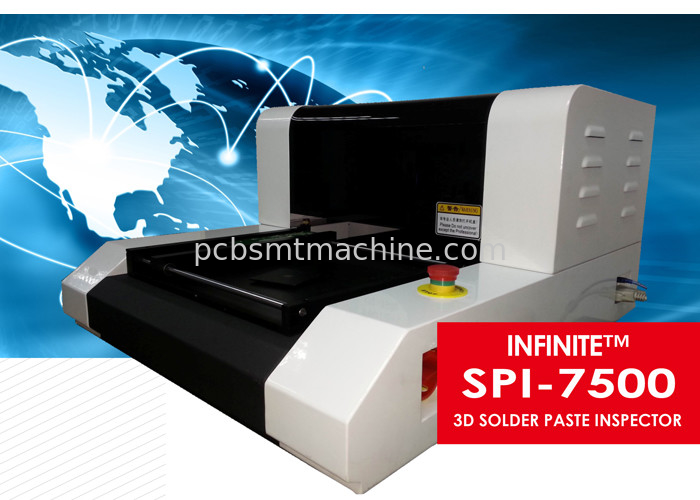 220V 50/60Hz 3D Solder Paste Inspector Table Top 3D SPI Measurement System SPI 7500