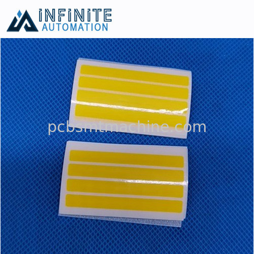 custom SMT Consumables ESD PET Single Splice Tape Yellow Blue Black Color