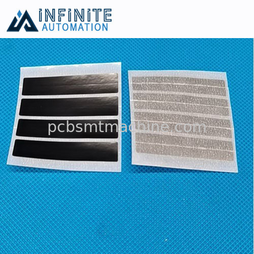 custom SMT Consumables ESD PET Single Splice Tape Yellow Blue Black Color