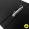 A4 40mm Thick Black ESD File Folder With 2 Side Holes